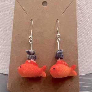 Koi fish earrings